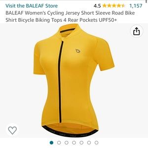NWT: BALEAF Women's Cycling Jersey Short Sleeve